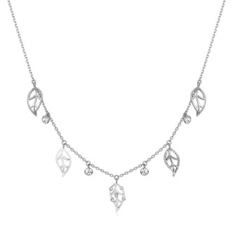 1 - Brosway BVS01 316L steel necklace Leaves of Life collection