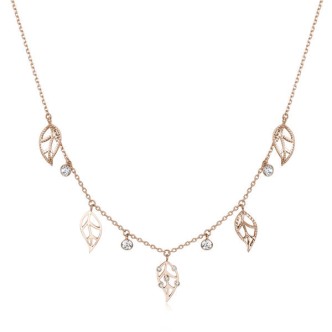 1 - Brosway BVS02 316L steel necklace Leaves of Life collection