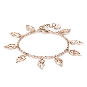 1 - Brosway bracelet BVS14 316L steel Leaves of Life collection