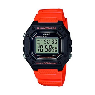 1 - Casio Watch Man Digital Resin Band Casio Collection W-218H-4BVEF