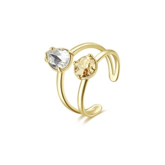 1 - Brosway ring BFF147B brass Affinity collection