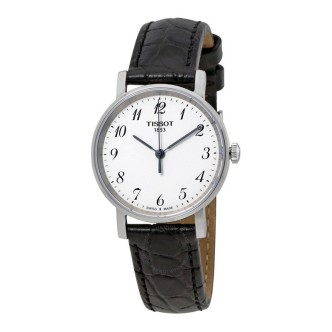 1 - Watch Tissot woman only time leather strap model Every Time Small T109.210.16.032.00