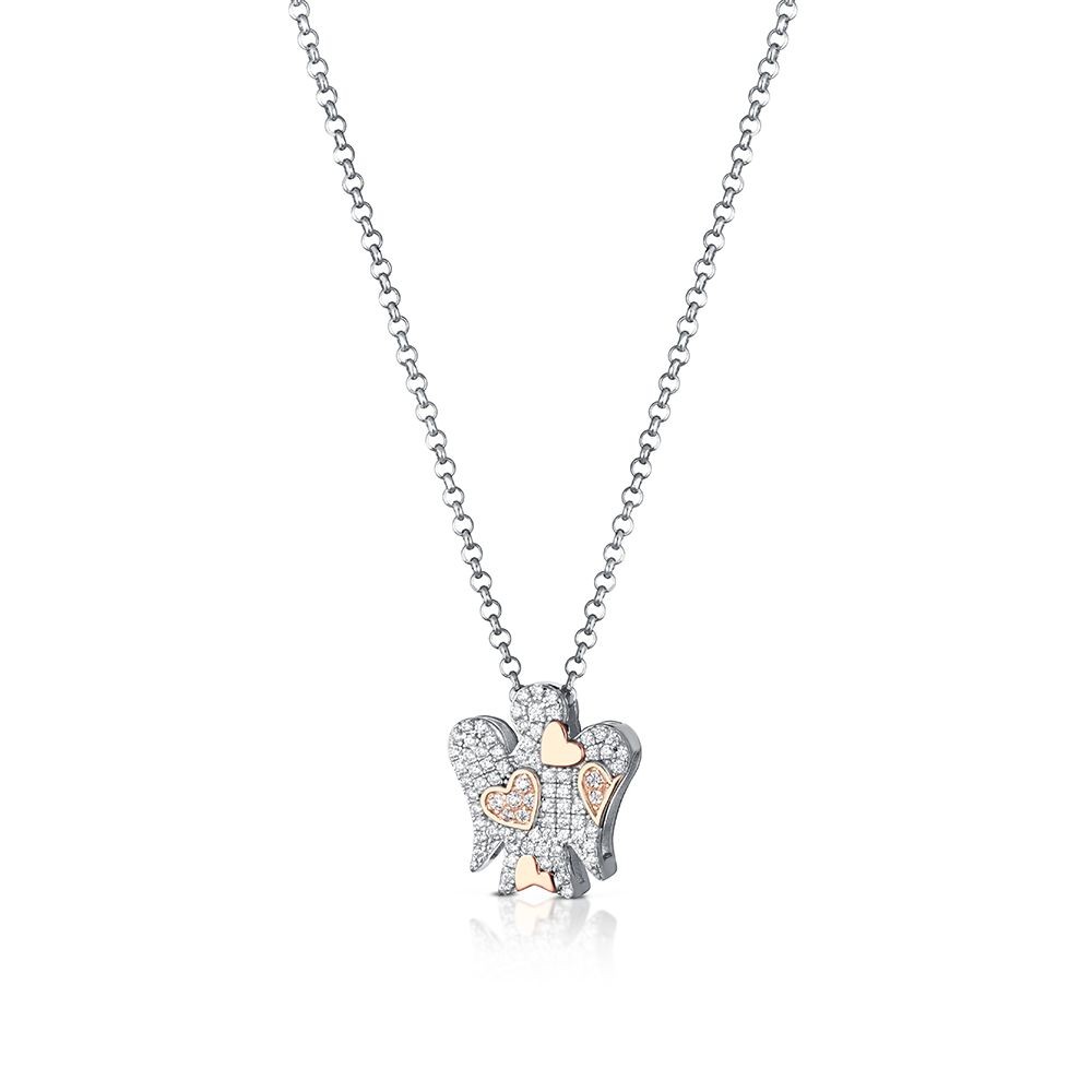 1 - Necklace Roberto Giannotti GIA358 Silver 925 Angeli collection