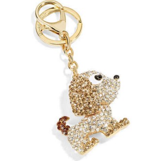 1 - Morellato MAGIC SD0337 golden steel dog keychain with crystals