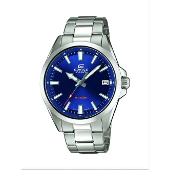 1 - Watch Casio only time man steel strap Edifice EFV-100D-2AVUEF