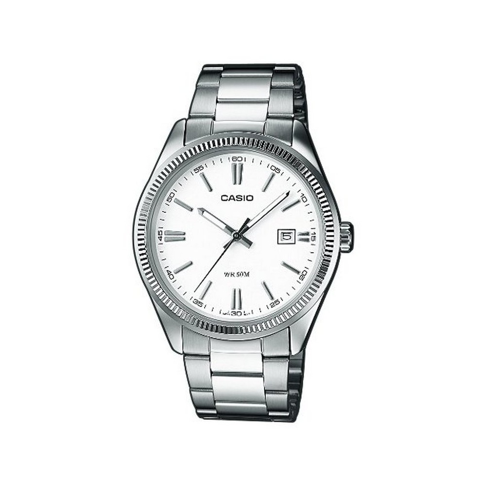 1 - Casio watch only time man steel strap MTP-1320PD-7A1VEF