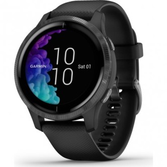 1 - Orologio Smartwatch uomo Garmin 010-02173-12 con cuffie omaggio collezione Venu Black Slate