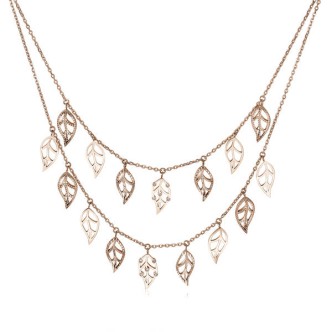 1 - Brosway Necklace BVS06 316L steel Leaves of Life collection