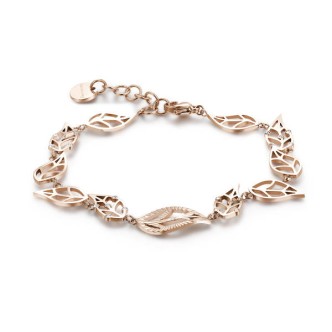 1 - Brosway Bracelet BVS12 316L steel Leaves of Life collection