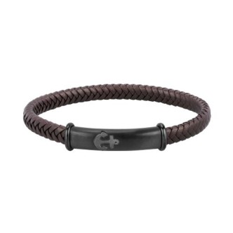 1 - Bracciale uomo Sector SZV60 cuoio collezione Bandy