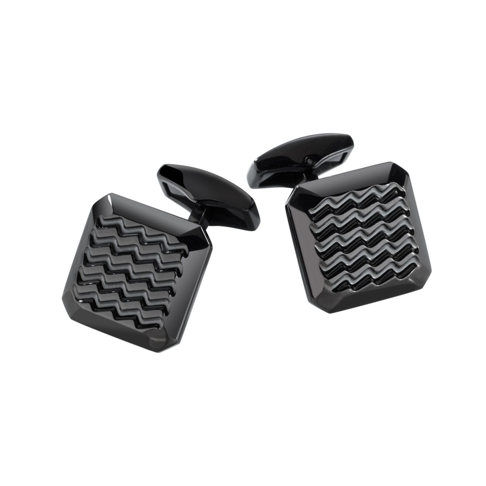 1 - Cufflinks man Sector SACX08 steel collection Row