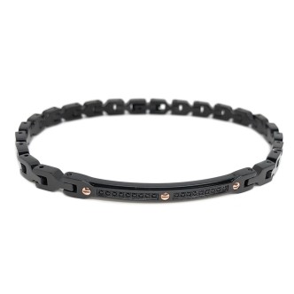 1 - Bracciale uomo Zancan EHB193 Acciaio 316L collezione Hi-Teck