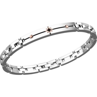 1 - Zancan man EHB132-R bracelet in stainless steel 316L Hi Teck collection