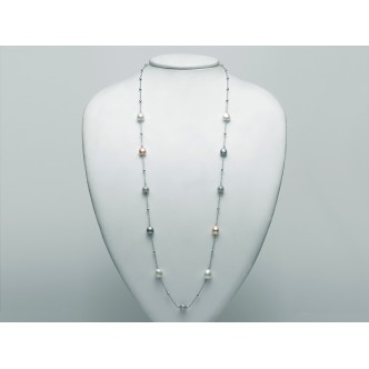 1 - Miluna Necklace PCL5926 925 Silver Pearl Games collection