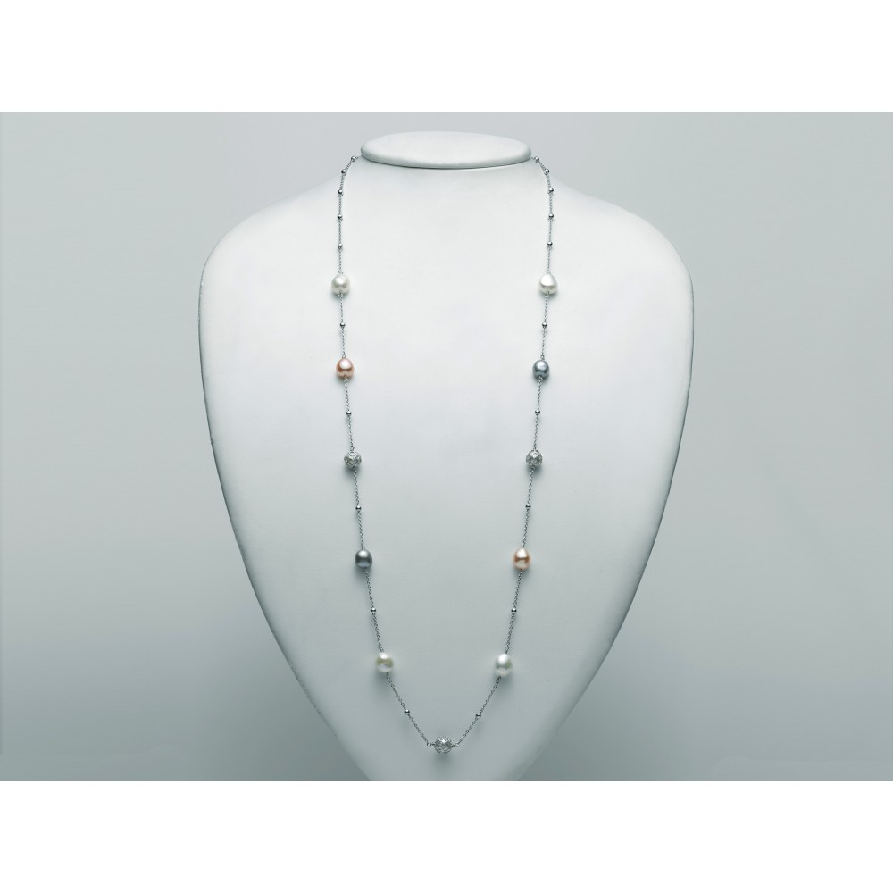 1 - Miluna Necklace PCL5926 925 Silver Pearl Games collection