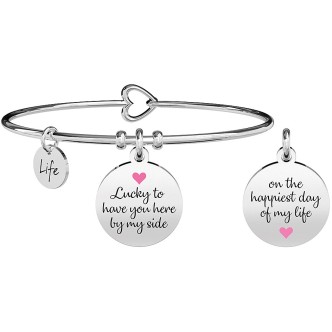 1 - Kidult woman bracelet 731698 316L steel Special Moments collection