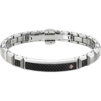 1 - Zancan man EHB080 bracelet in 316L steel and carbon fiber Hi Teck collection