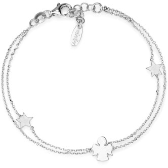 1 - Amen BRASB woman bracelet 925 Silver Romance collection