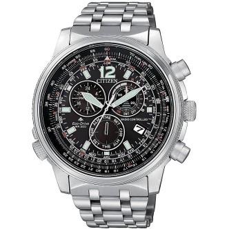 1 - Citizen CB5860-86E radio controlled watch Pilot collection