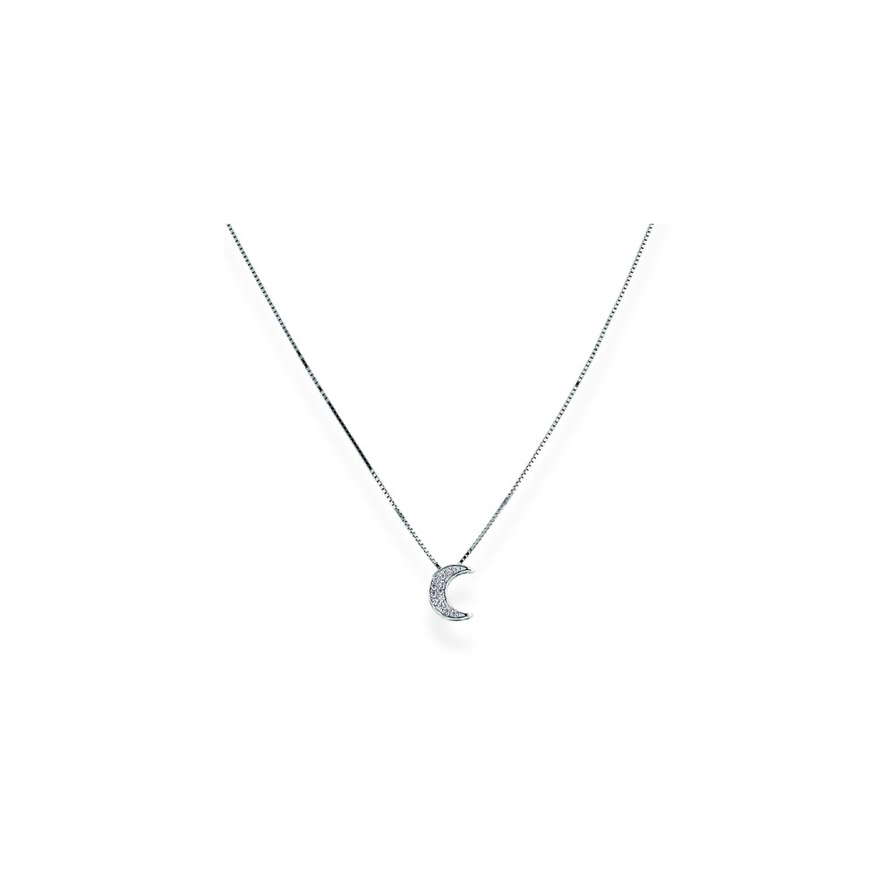 1 - Amen CLPM woman necklace 925 Silver Romance collection