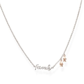 1 - Amen woman necklace CLFABR 925 Silver Love collection