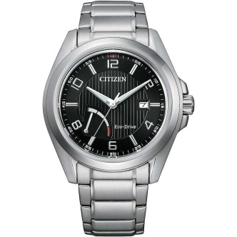 1 - Watch only time AW7050-84E steel Of 2020 collection. Watch with 43 mm diameter steel case