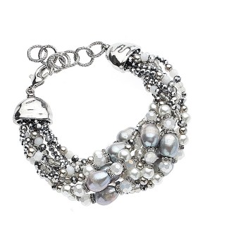 1 - Ottaviani 47428 bracelet with beads and crystals