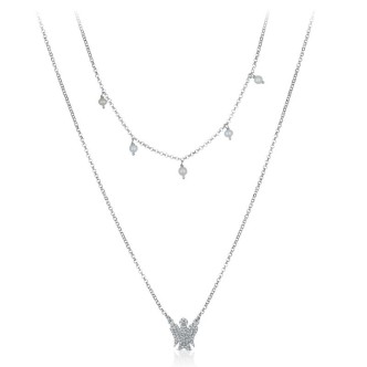 1 - Roberto Giannotti GIA368 Angeli collection double woman necklace