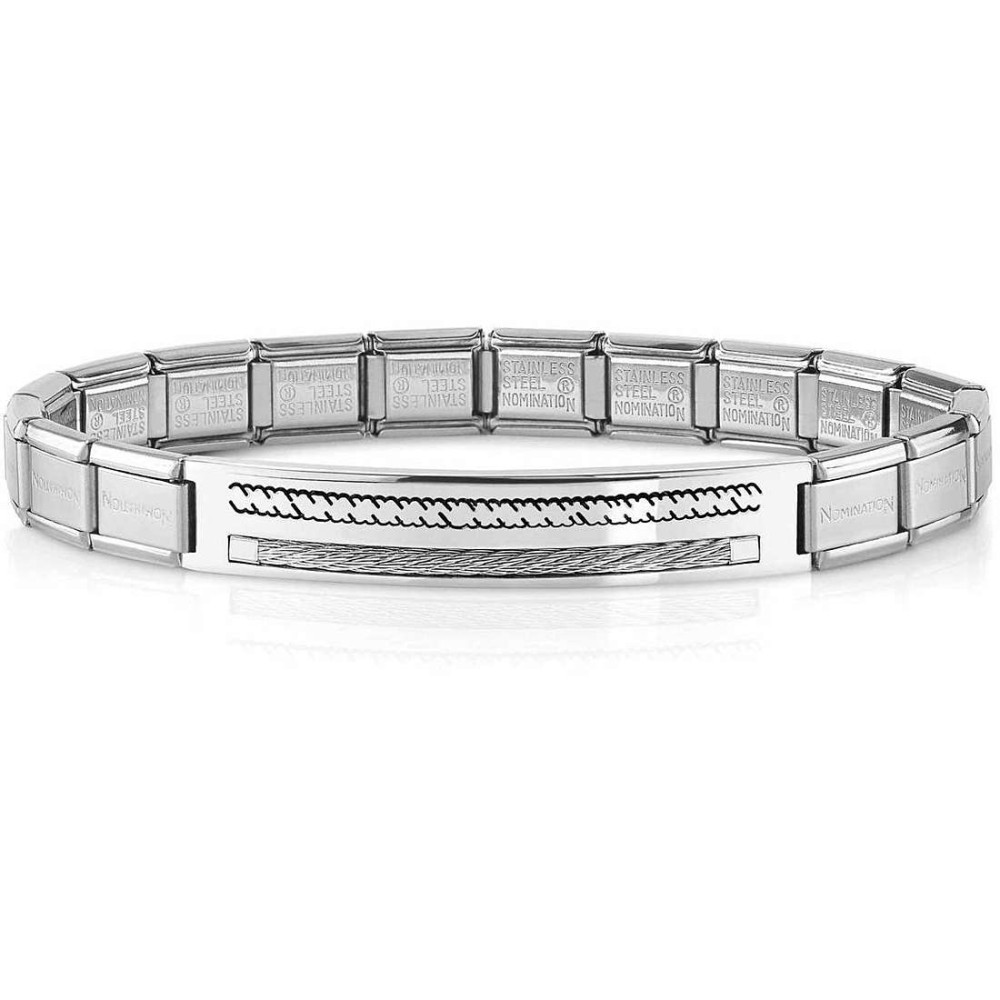 1 - Bracelet woman Nomination 021128/028 steel Trendsetter collection