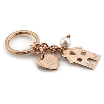 1 - Keychain woman Nomination 131700/016 brass Swarovski collection