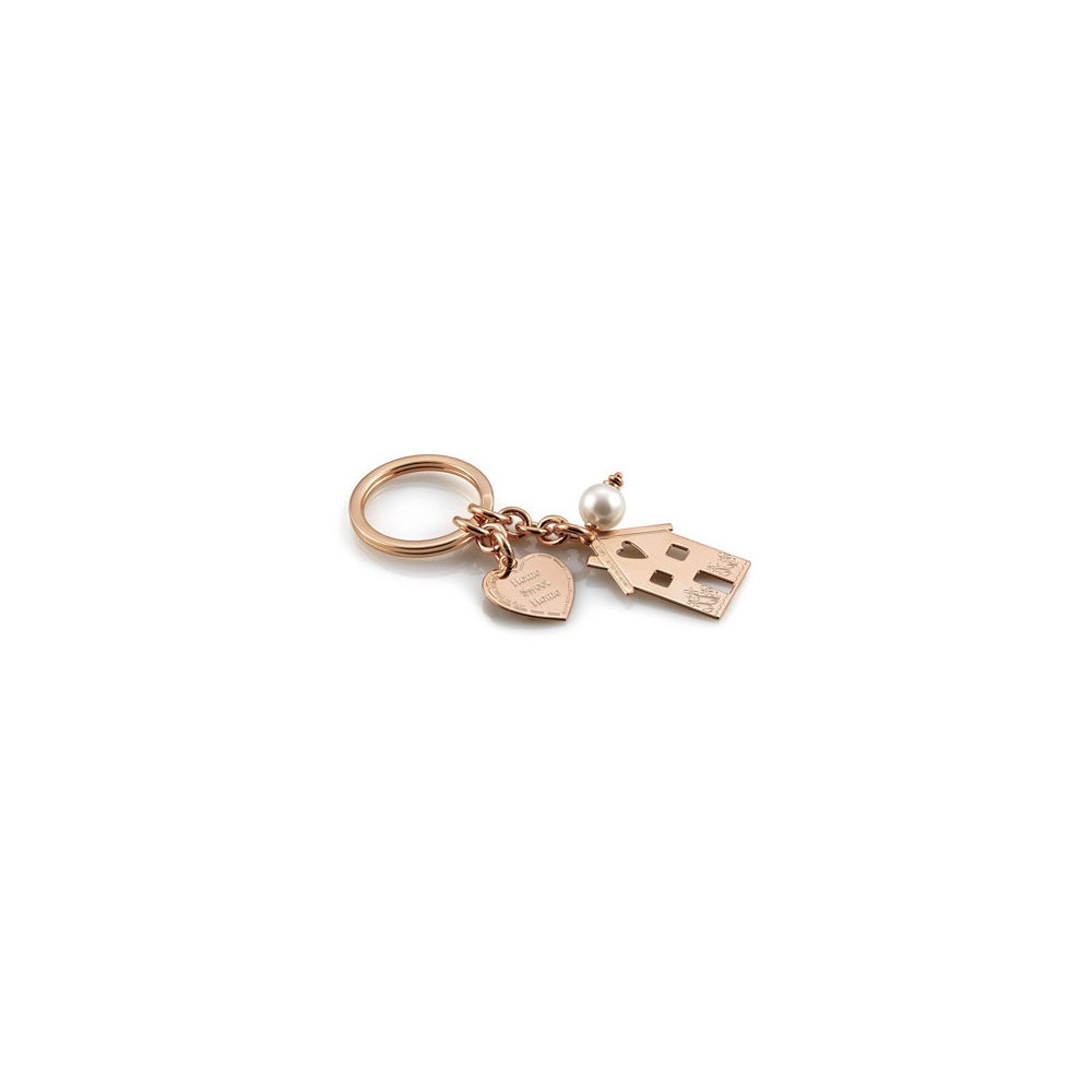 1 - Keychain woman Nomination 131700/016 brass Swarovski collection