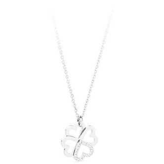 1 - Brosway BOV02 necklace in stainless steel and Swarovski C-Lover collection