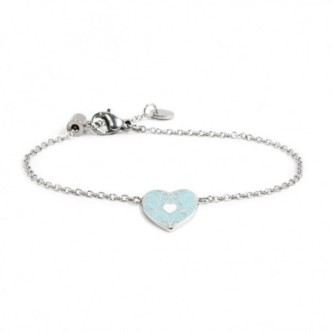 1 - Marlù Amore bracelet turquoise heart 15BR054T