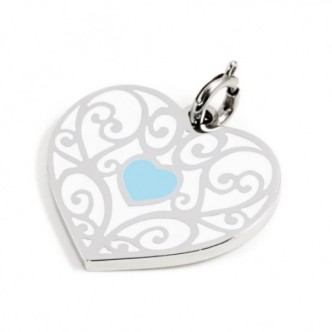 1 - Marlù Amore pendant turquoise heart 15CH093W