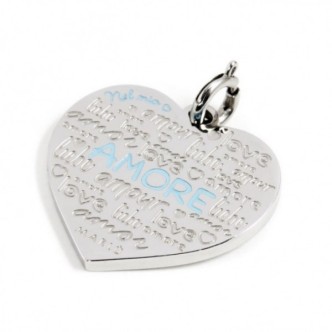 1 - Marlù Amore pendant turquoise heart 15CH093W