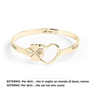 1 - Bracciale Marlù 15BR036G acciaio collezione Nel mio Cuore