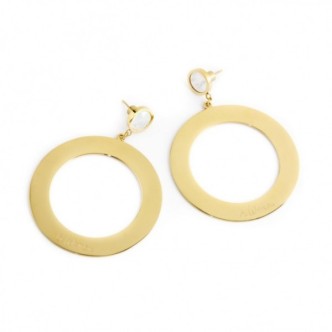 1 - Marlù woman earrings 2OR0046G-W steel Be Woman collection