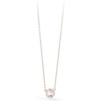 1 - Brosway BRF02 necklace in PVD steel Rose gold and Swarovski collection Riflessi