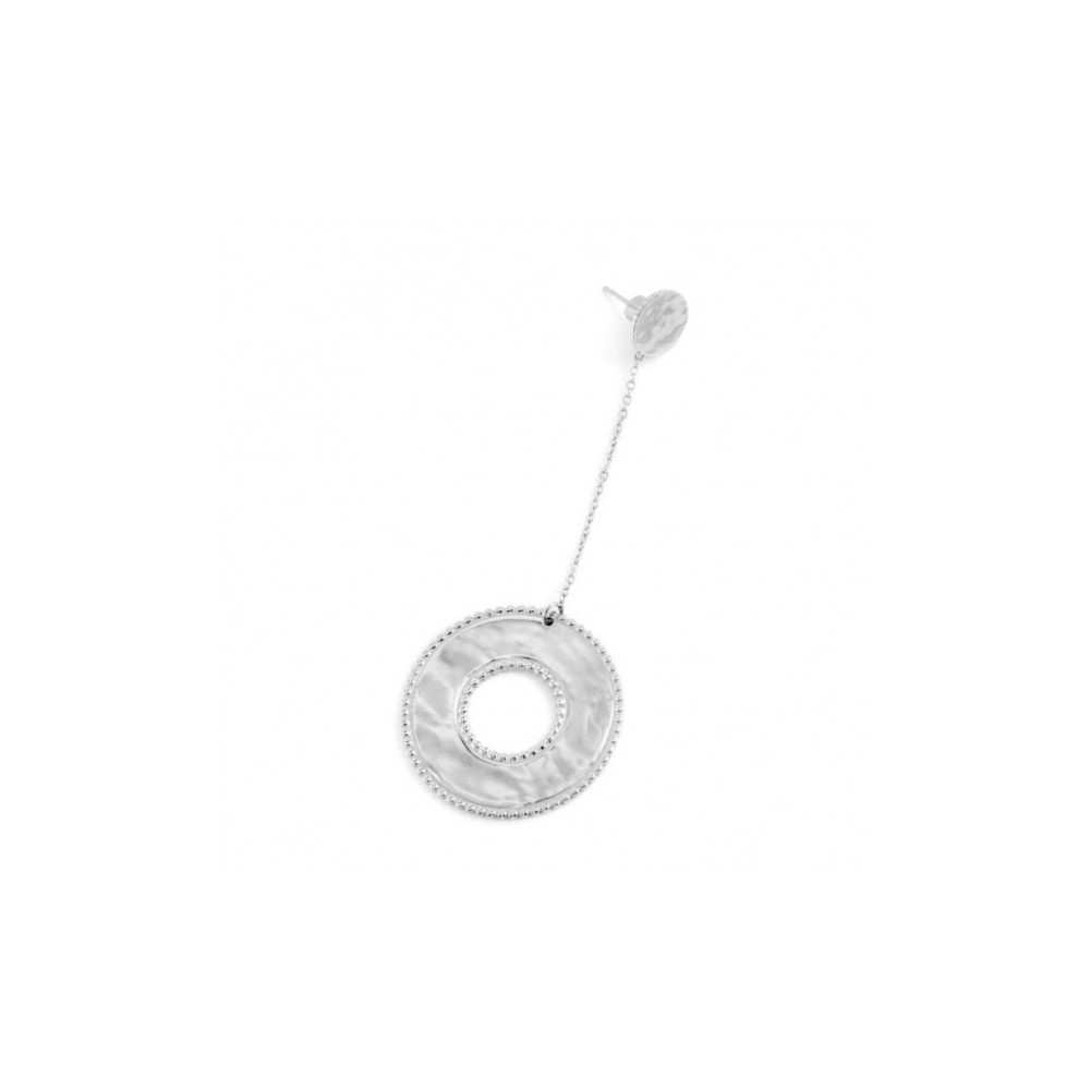 1 - Marlù mono earring steel 33OR0005 Vision collection