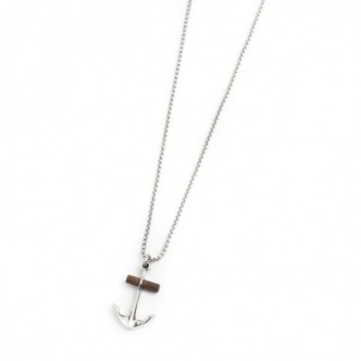 1 - Marlù 4CN1626M necklace again in steel, Man Class collection