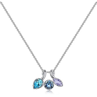 1 - Trilogy Brosway BFF68 necklace in brass and Swarovski Affinity collection