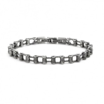 1 - Marlù bike bracelet 4BR1785BR steel Man Trendy collection