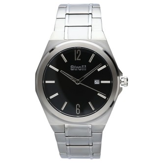 1 - Stroili man watch only time 1665847 steel Long Beach collection