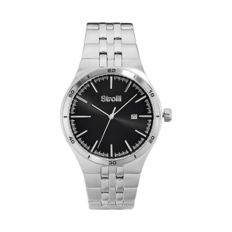 1 - Stroili watch only time man 1661124 steel Roland Garros collection