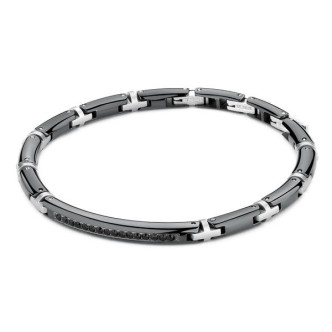 1 - Bracciale Brosway BAL12 in acciaio e Swarovski collezione Rail