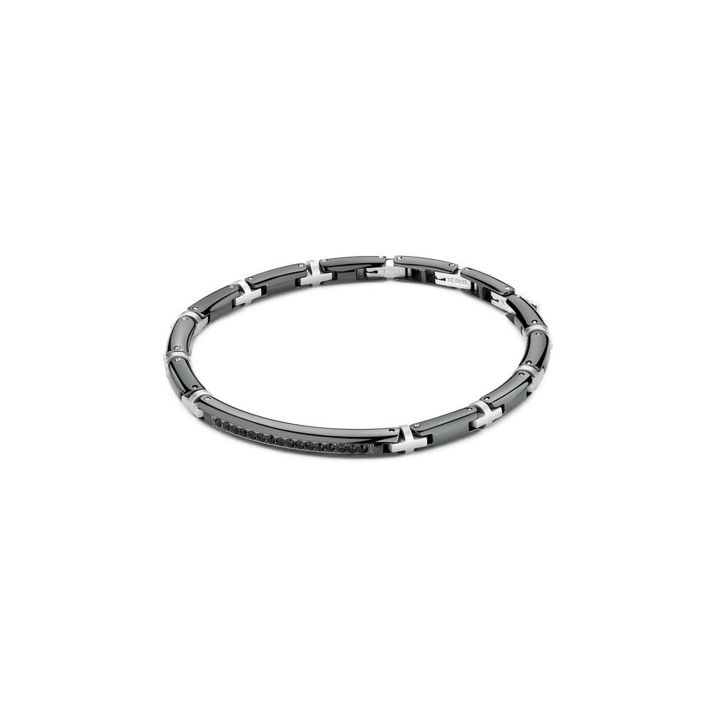 1 - Brosway BAL12 bracelet in stainless steel and Swarovski Rail collection