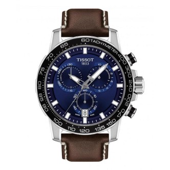 1 - Orologio Tissot Cronografo uomo cinturino in pelle modello T125.617.16.041.00 Supersport Chrono