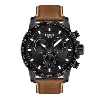 1 - Orologio Tissot Cronografo uomo cinturino in pelle modello T125.617.36.051.00 Supersport Chrono