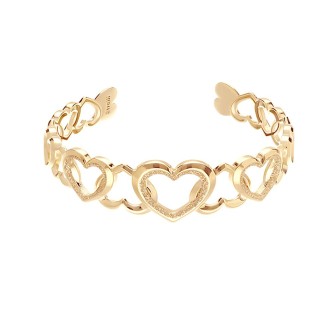 1 - Stroili woman bracelet brass with hearts 1668380 Soft Dream