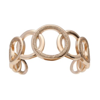 1 - Stroili bracelet woman brass with circles 1666003 Soft Dream